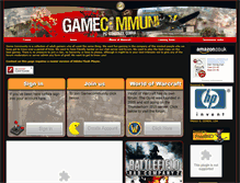 Tablet Screenshot of gamecommunity.co.uk
